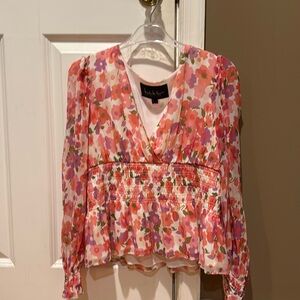 Nicole Miller floral top